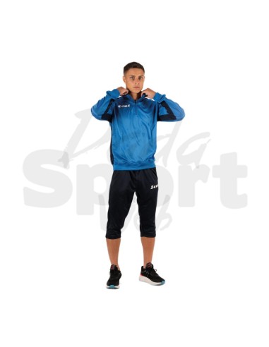 Zeus Felpa Train Start Azzurro Blu Felpa...