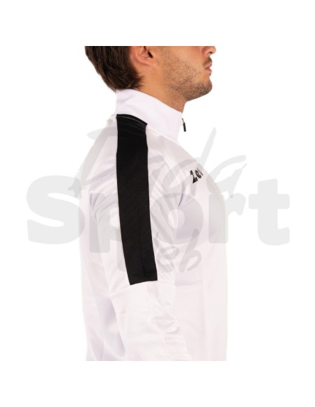 Zeus Felpa Train Start Bianco Nero  Felpa Tecnica Allenamento Unisex