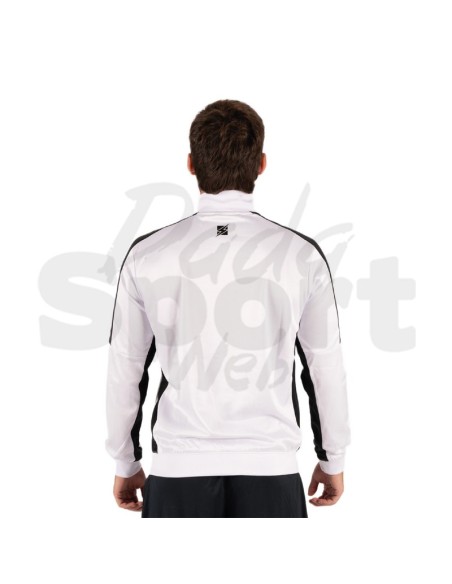 Zeus Felpa Train Start Bianco Nero  Felpa Tecnica Allenamento Unisex