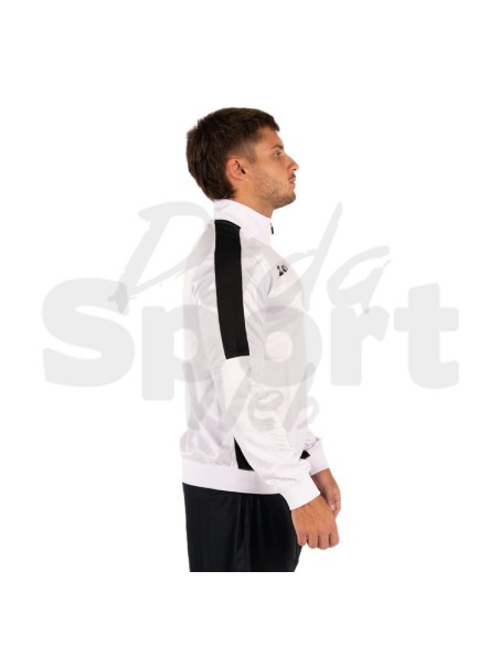 Zeus Felpa Train Start Bianco Nero  Felpa Tecnica Allenamento Unisex