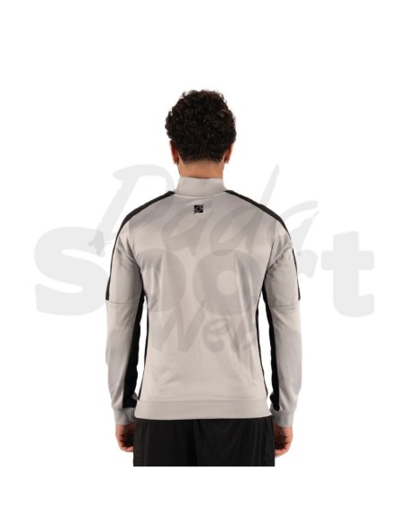 Zeus Felpa Train Start Grigio Nero  Felpa Tecnica Allenamento Unisex