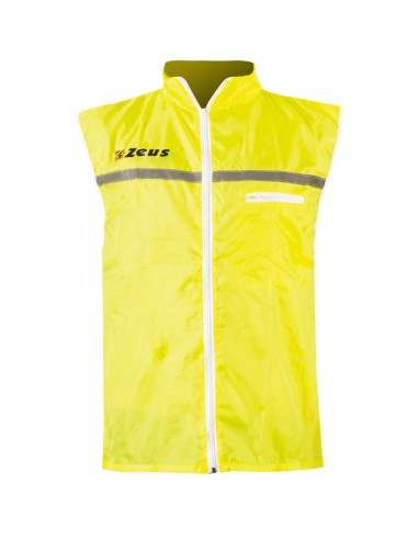 Zeus Runner Smanicato  Gilet Antivento Tecnico...