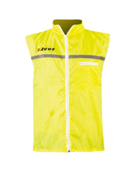 Zeus Runner Smanicato  Gilet Antivento Tecnico Running e Allenamento