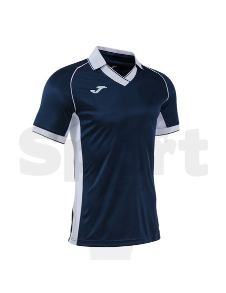 Joma Maglia Uomo Vintage Eco Retro Blu Scuro Bianco  TShirt Sportiva Calcio