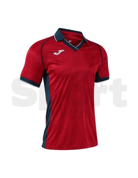 Joma Maglia Calcio Uomo Vintage Eco Retro Rosso Blu  TShirt Tecnica