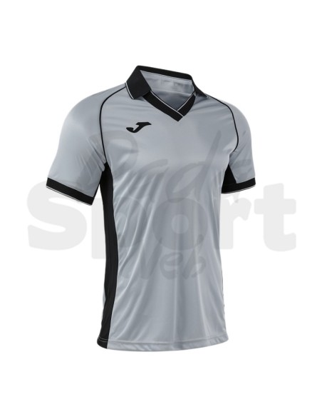 Joma Maglia Calcio Uomo Vintage Eco Retro Grigio Nero  Tecnica Traspirante