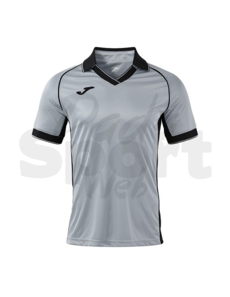 Joma Maglia Calcio Uomo Vintage Eco Retro Grigio Nero  Tecnica Traspirante
