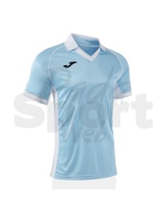 Joma Maglia Calcio Uomo Vintage Eco Retro Celeste Bianco...