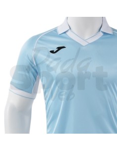 Joma Maglia Calcio Uomo Vintage Eco Retro Celeste Bianco... 2