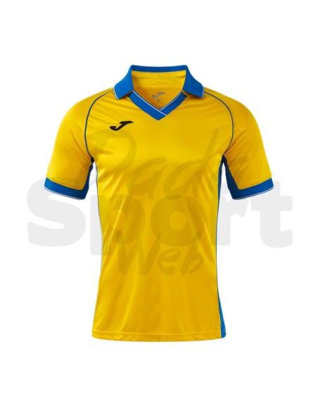Joma Maglia Calcio Uomo Vintage Eco Retro Giallo Azzurro  Tecnica Traspirante
