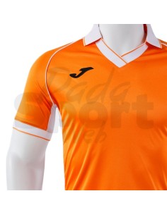 Joma Maglia Calcio Uomo Vintage Eco Retro Arancio/Bianco... 2