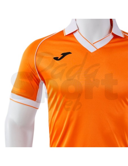 Joma Maglia Calcio Uomo Vintage Eco Retro Arancio/Bianco  Tecnica Traspirante