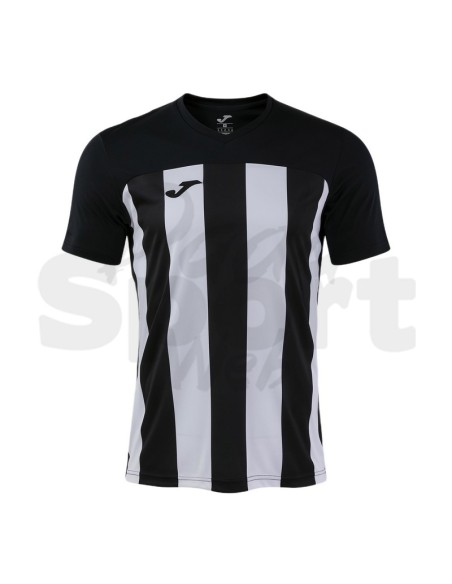 Joma Maglia Gara Inter VI Nero Bianco  Tecnica Calcio Uomo Manica Corta