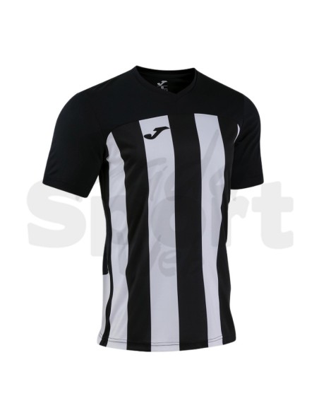 Joma Maglia Gara Inter VI Nero Bianco  Tecnica Calcio Uomo Manica Corta
