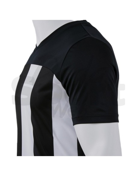 Joma Maglia Gara Inter VI Nero Bianco  Tecnica Calcio Uomo Manica Corta