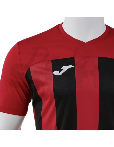 Joma Maglia Gara Inter VI Rosso Nero Tecnica Calcio Uomo Manica Corta