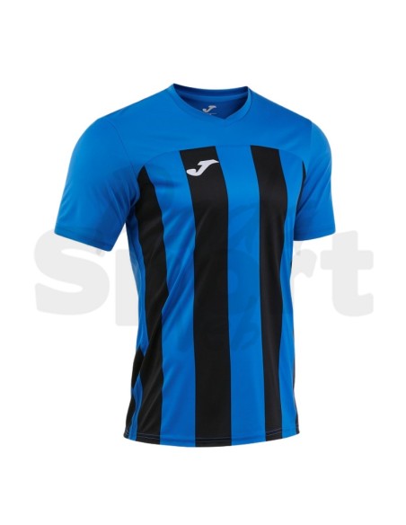 Joma Maglia Gara Inter VI Azzurro Nero Tecnica Calcio Uomo Manica Corta