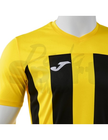 Joma Maglia Gara Inter VI Giallo Nero Tecnica Calcio Uomo Manica Corta