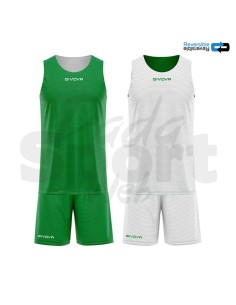 Kit Basket Reverse Givova Verde Bianco  Completo...