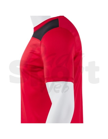 Joma Maglia Manica Corta Phoenix III Rosso Nero Tecnica Uomo Multisport