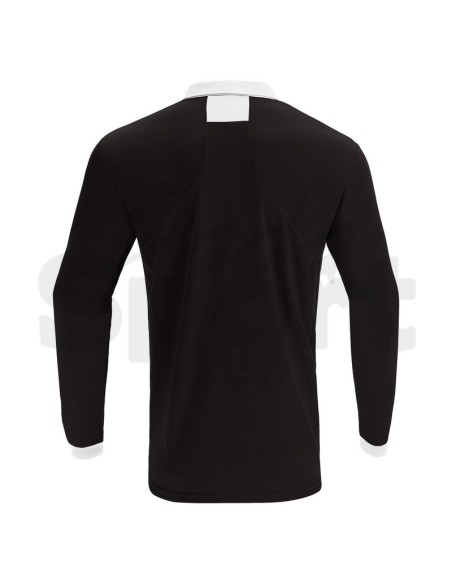 Macron Maglia Arbitro Manica Lunga  Referee Shirt Tecnica con Tasche e Zip