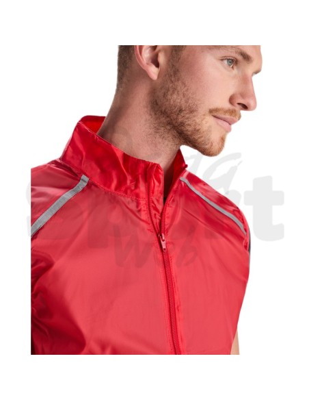 Roly Jannu Gilet Running  Tecnico Leggero Uomo Donna con Tessuto Microforato