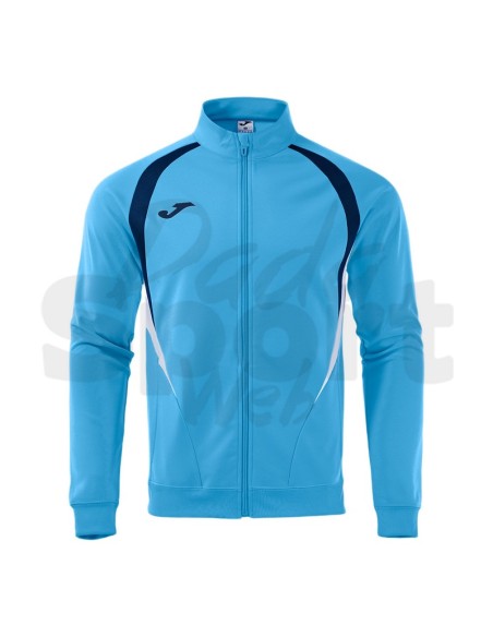 Joma Giacca Championship 20 Celeste Blu Sportiva Uomo Full Zip in Poliestere