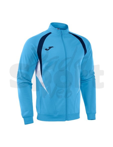 Joma Giacca Championship 20 Celeste Blu Sportiva Uomo Full Zip in Poliestere