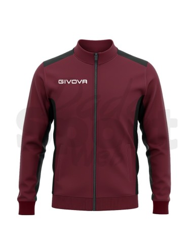 Givova Giacca Revolution Granata Nero  Unisex...