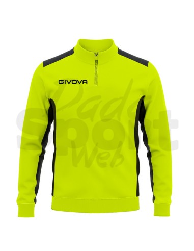 Givova Felpa Revolution Giallo Fluo Nero...