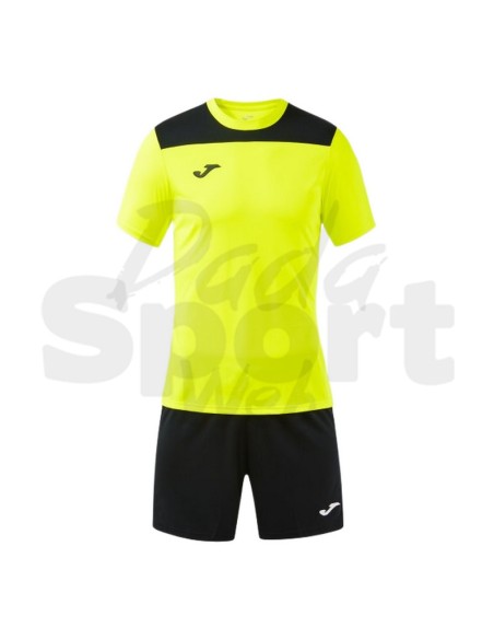 Joma Phoenix III Giallo Fluo/Nero  Completo Calcio Uomo/Bambino