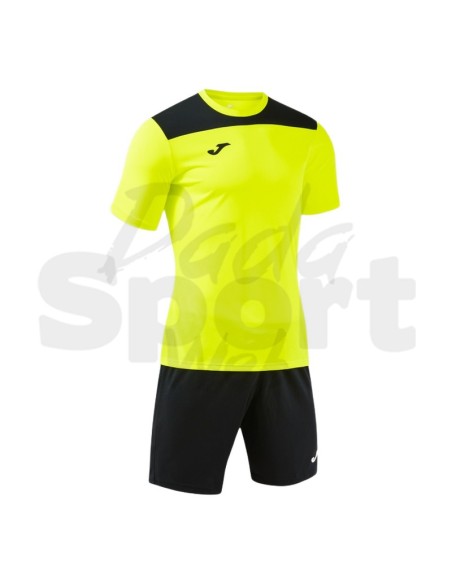 Joma Phoenix III Giallo Fluo/Nero  Completo Calcio Uomo/Bambino
