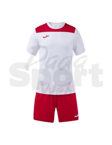 Joma Phoenix III Bianco Rosso Completo Calcio...