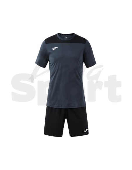 Joma Phoenix III Antracite Nero Completo Calcio Uomo/Bambino