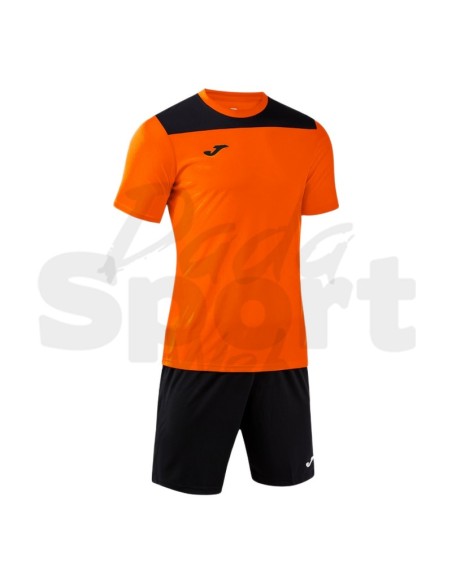 Joma Phoenix III Arancio Nero Completo Calcio Uomo/Bambino