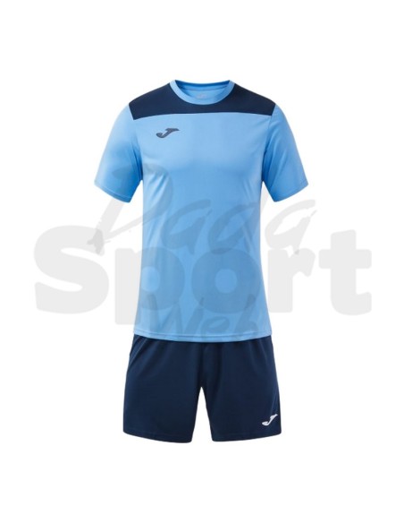 Joma Phoenix III Celeste Blu Completo Calcio Uomo/Bambino