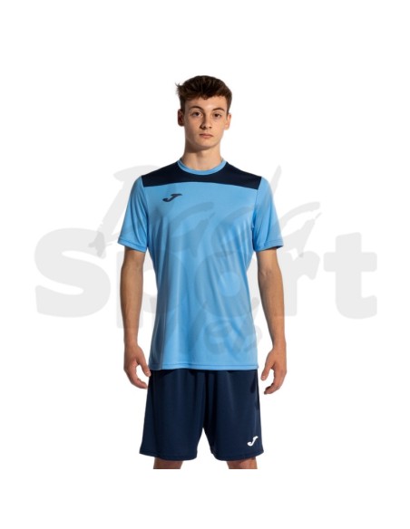 Joma Phoenix III Celeste Blu Completo Calcio Uomo/Bambino