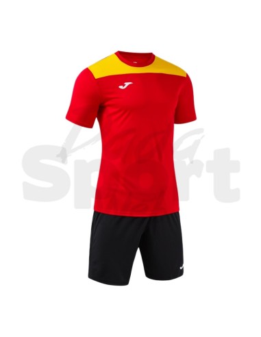 Joma Phoenix III Rosso Giallo Completo Calcio...