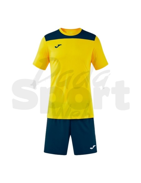 Joma Phoenix III Giallo Blu Completo Calcio Uomo/Bambino