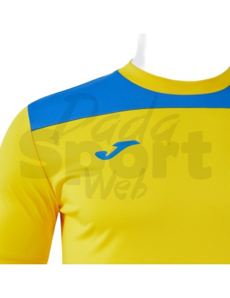 Joma Phoenix III Giallo Azzurro Completo Calcio Uomo/Bambino