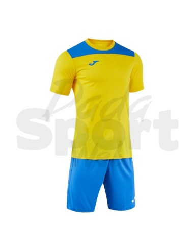 Joma Phoenix III Giallo Azzurro Completo Calcio...