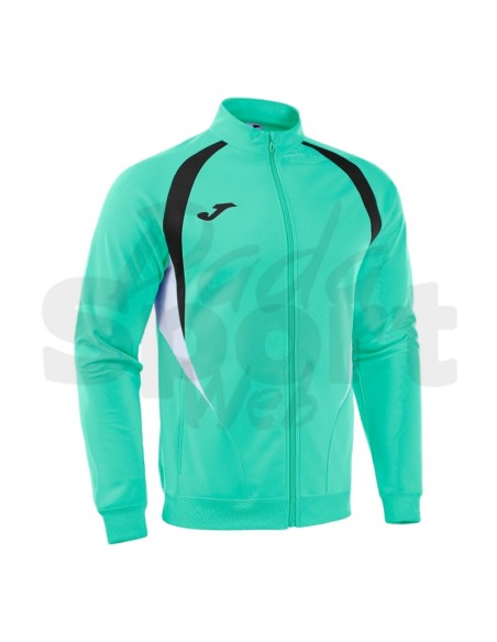 Joma Giacca Championship 20 Verde Chiaro Sportiva Uomo Full Zip in Poliestere