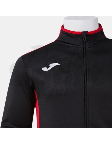 Joma Winner IV  Tuta Unisex Nero Rosso in Poliestere con Interno in Pile