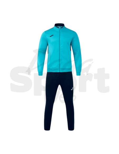 Joma Winner IV  Tuta Uomo Turchese Fluo/Blu in Poliestere con Interno in Pile