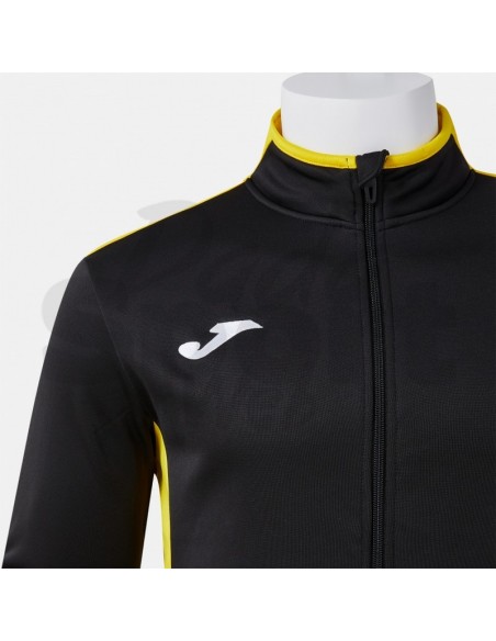 Joma Winner IV  Tuta Unisex Nero Giallo in Poliestere con Interno in Pile