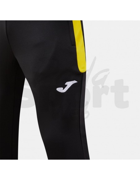 Joma Winner IV  Tuta Unisex Nero Giallo in Poliestere con Interno in Pile