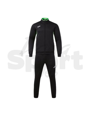 Joma Winner IV  Tuta Unisex Nero Verde Fluo in...