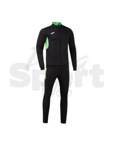 Joma Winner IV  Tuta Unisex Nero Verde Fluo in...