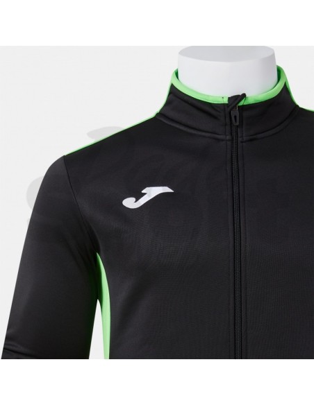 Joma Winner IV  Tuta Unisex Nero Verde Fluo in Poliestere con Interno in Pile