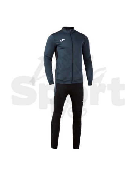 Joma Winner IV  Tuta Unisex Antracite Nero in Poliestere con Interno in Pile